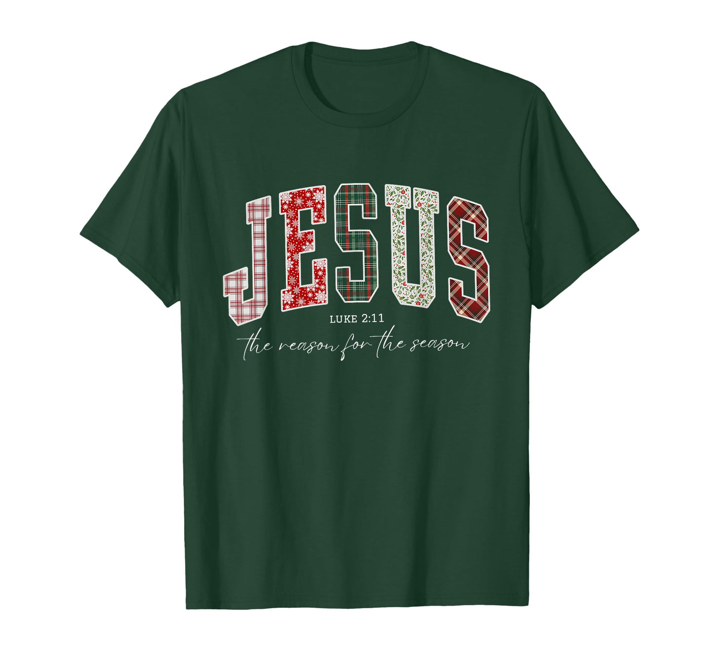 Jesus The Reason for The Season Christmas Christian Jesus T-Shirt