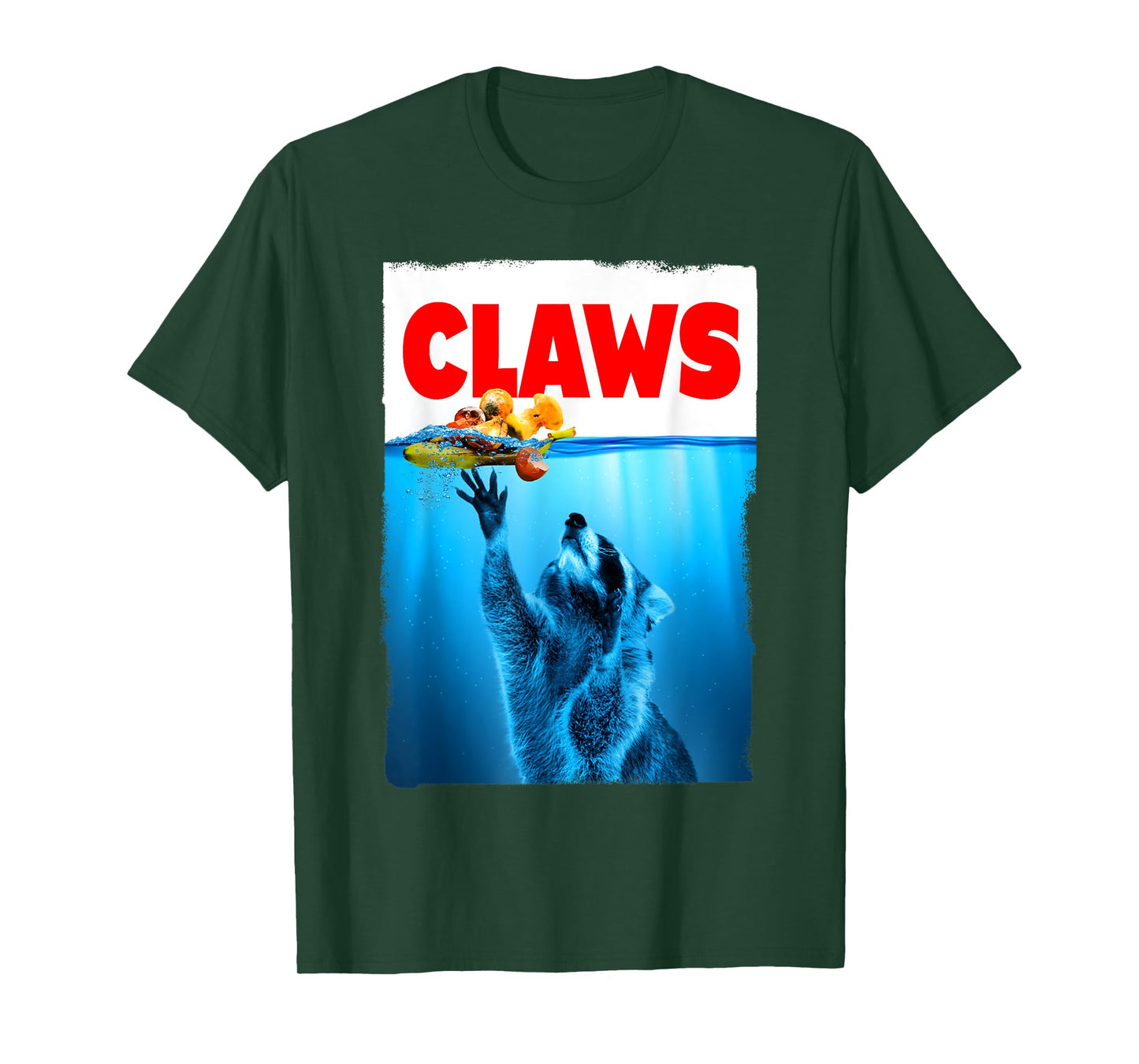 Paws Claws Raccoon Trash Panda Parody T-Shirt