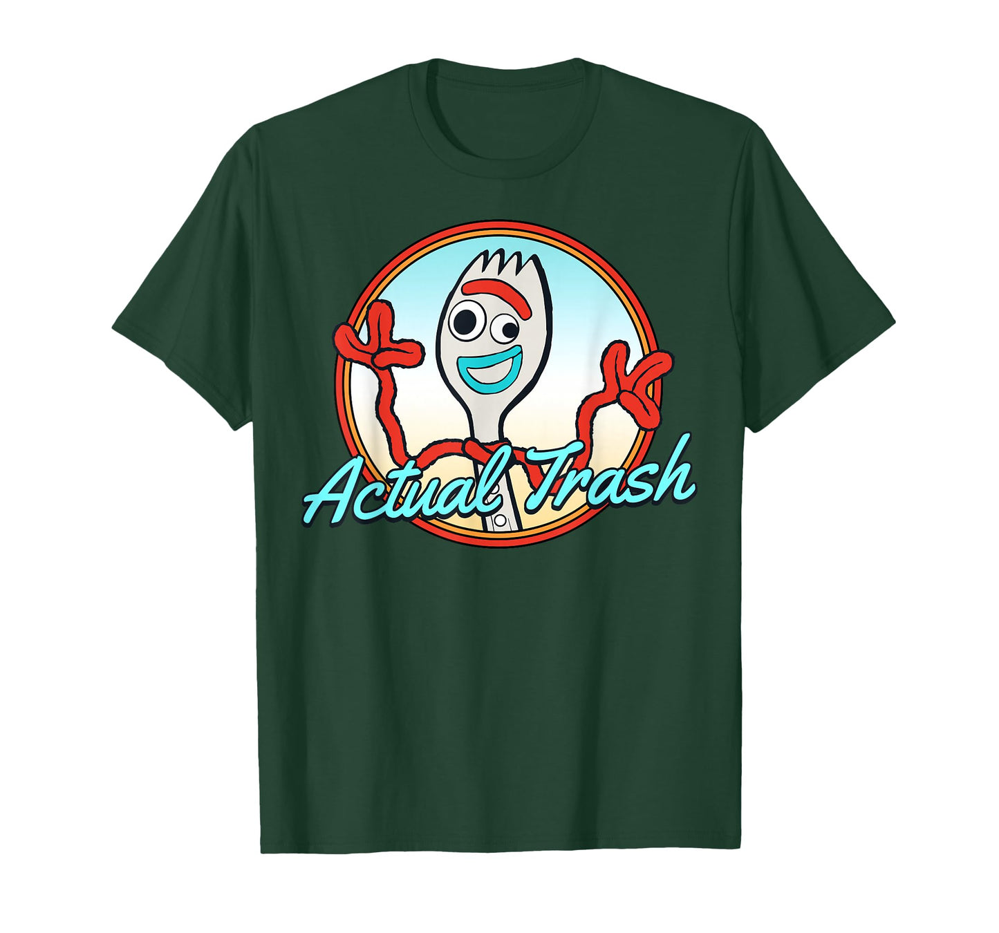 Disney Pixar Toy Story Forky Actual Trash Portrait T-Shirt