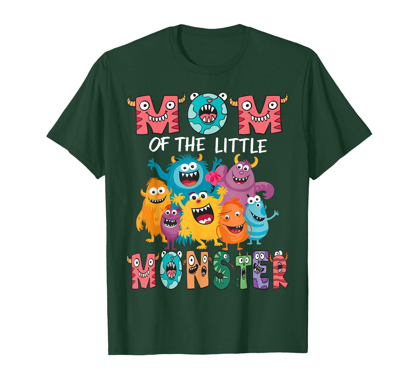 Mom Of The Little Monster Kids 1St Birthday Party T-Shirt