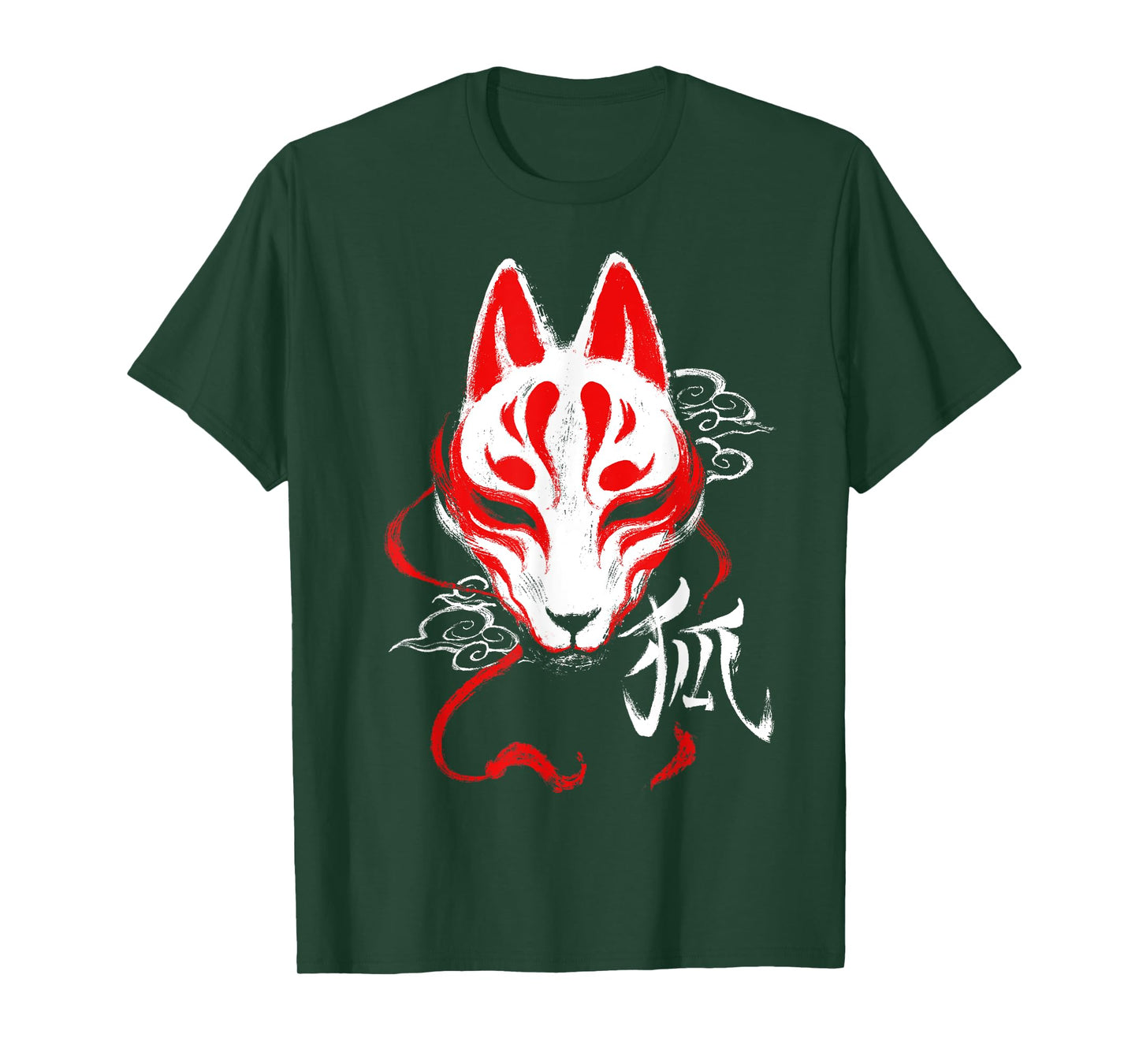 Japanese Kitsune Mask Spirit Fox T-Shirt