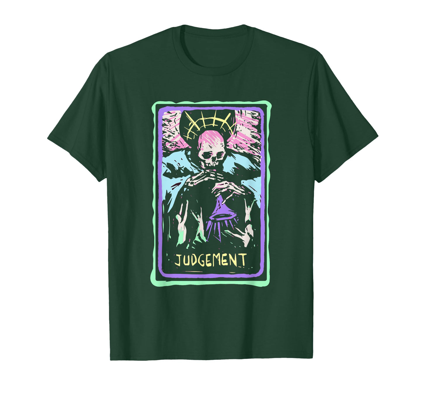 Judgement Tarot Card Witchcraft Occult Pastel Goth Skeleton T-Shirt