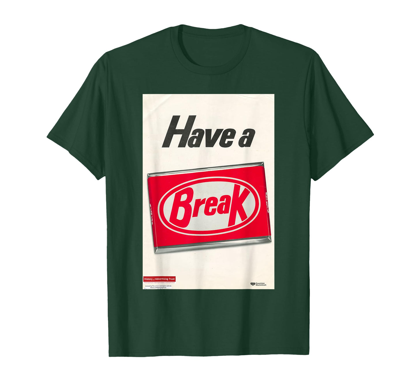 HOAT Rowntrees Kit Kat Break Time British Classic Advert T-Shirt
