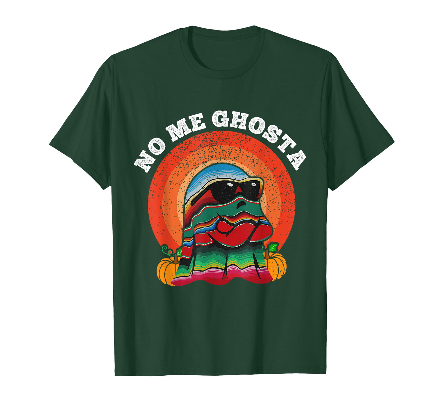 No Me Ghosts Tee Funny Mexicano Halloween No Me Ghosta T-Shirt