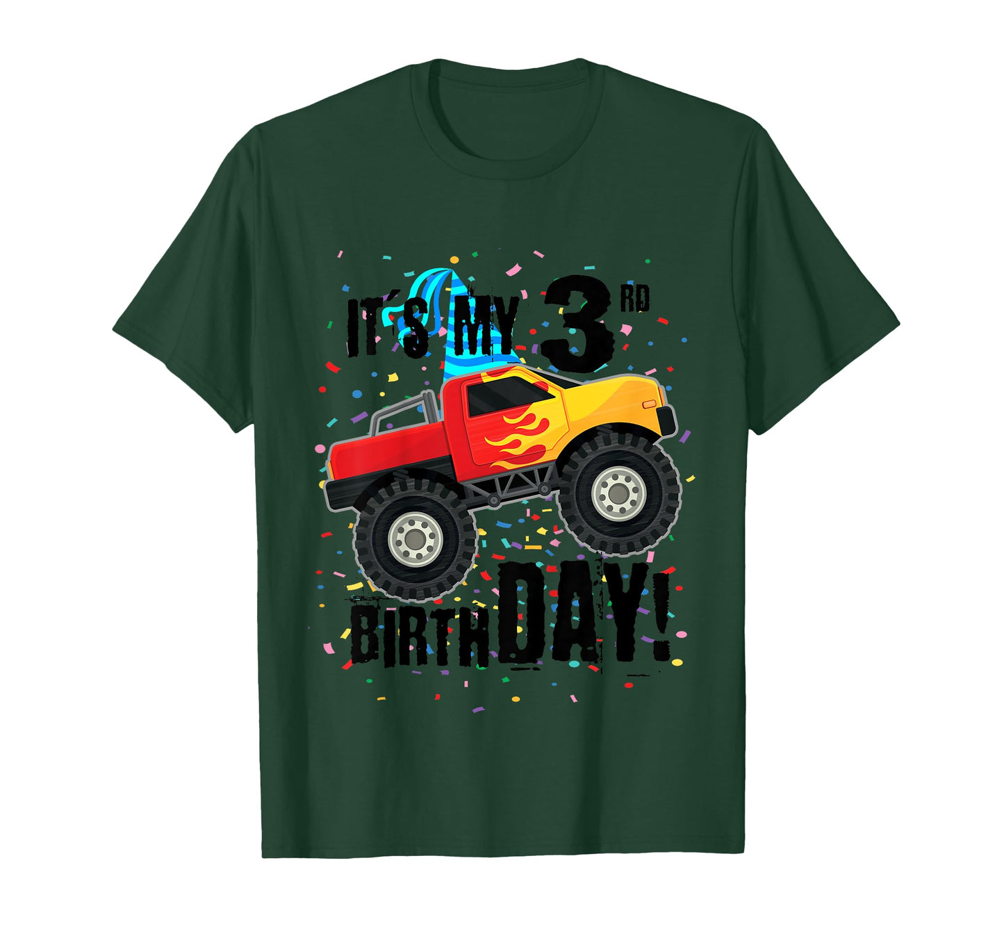 It's My 3rd Birthday! 3 year old monster truck shirt T-Shirt