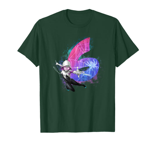 Marvel Ghost-Spider Gwen Stacy 6th Birthday Graphic T-Shirt
