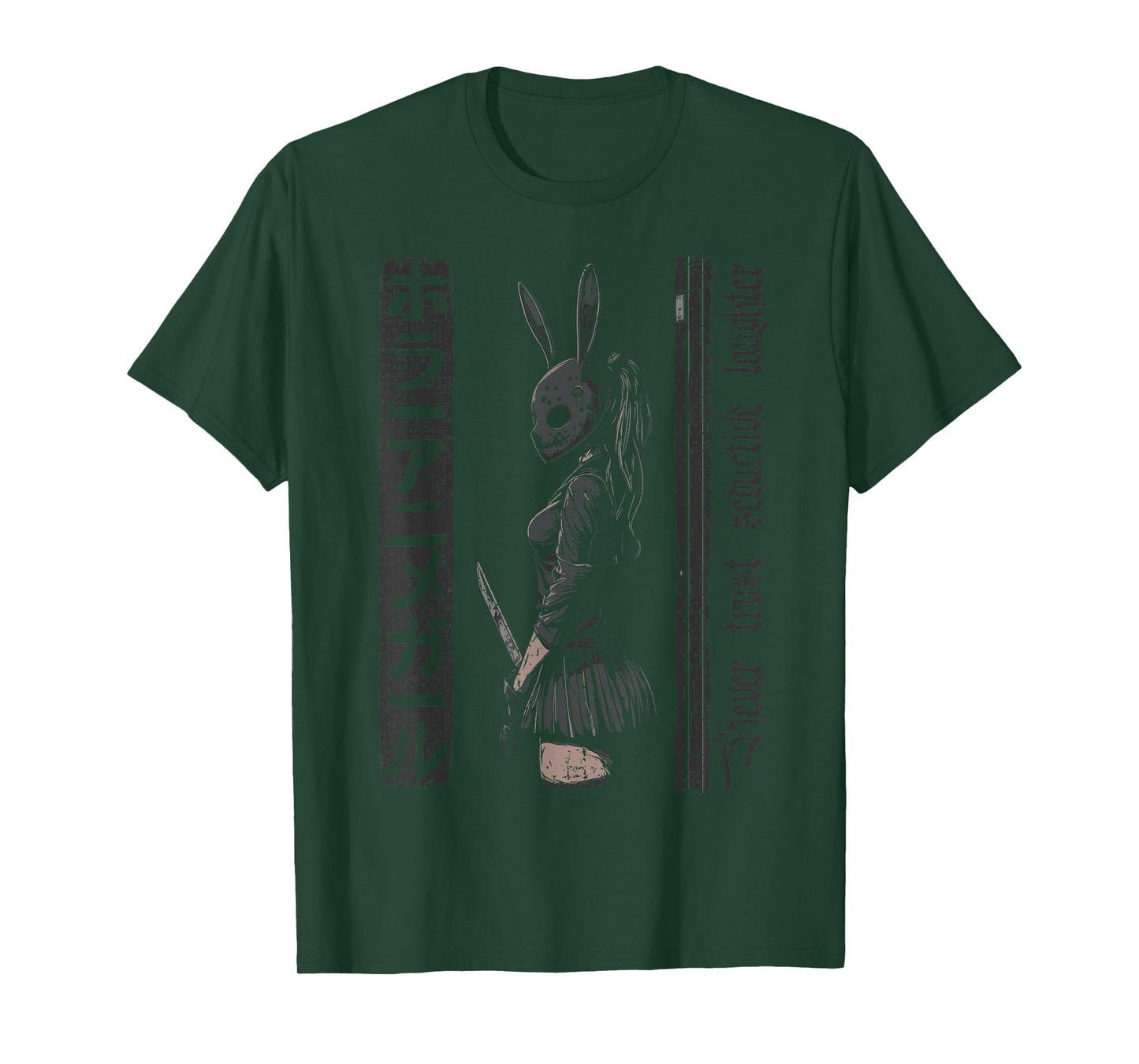 Anime Horror Bunny Aesthetic Soft Grunge Waifu Japanese Girl T-Shirt