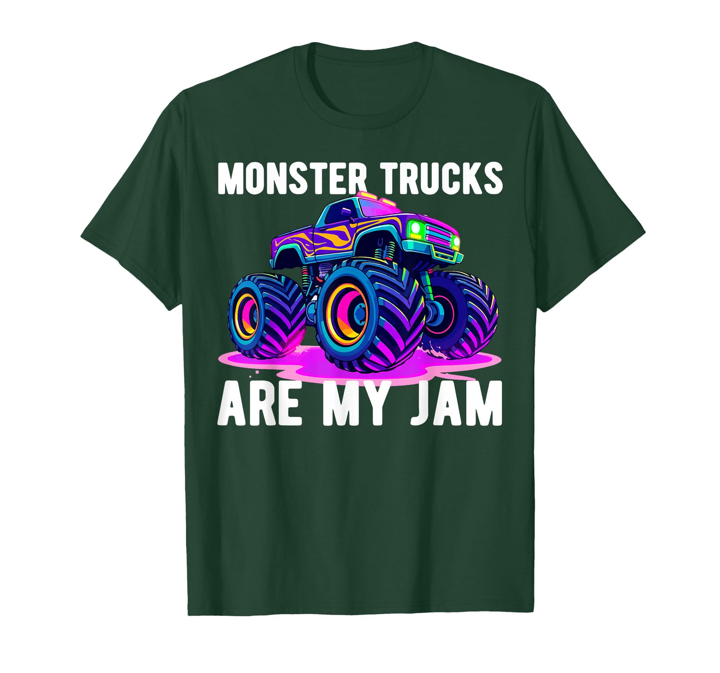 Monster Trucks Are My Jam Monster Truck T-Shirt