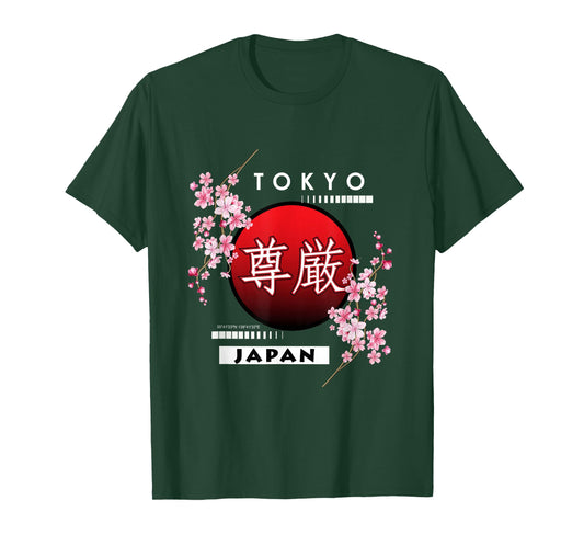 Sakura Cherry Blossom of Big City in Japan, Tokyo T-Shirt