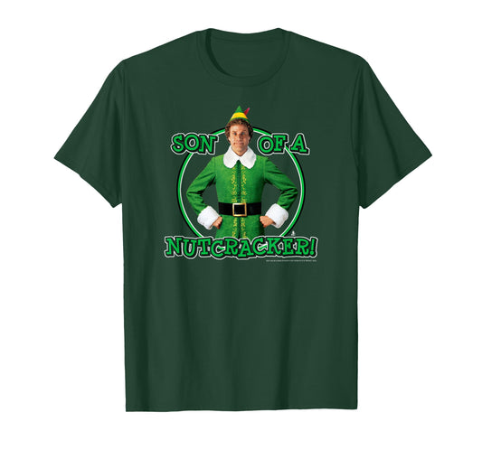 Elf Circle Buddy Son of a Nutcracker Funny Christmas T-Shirt