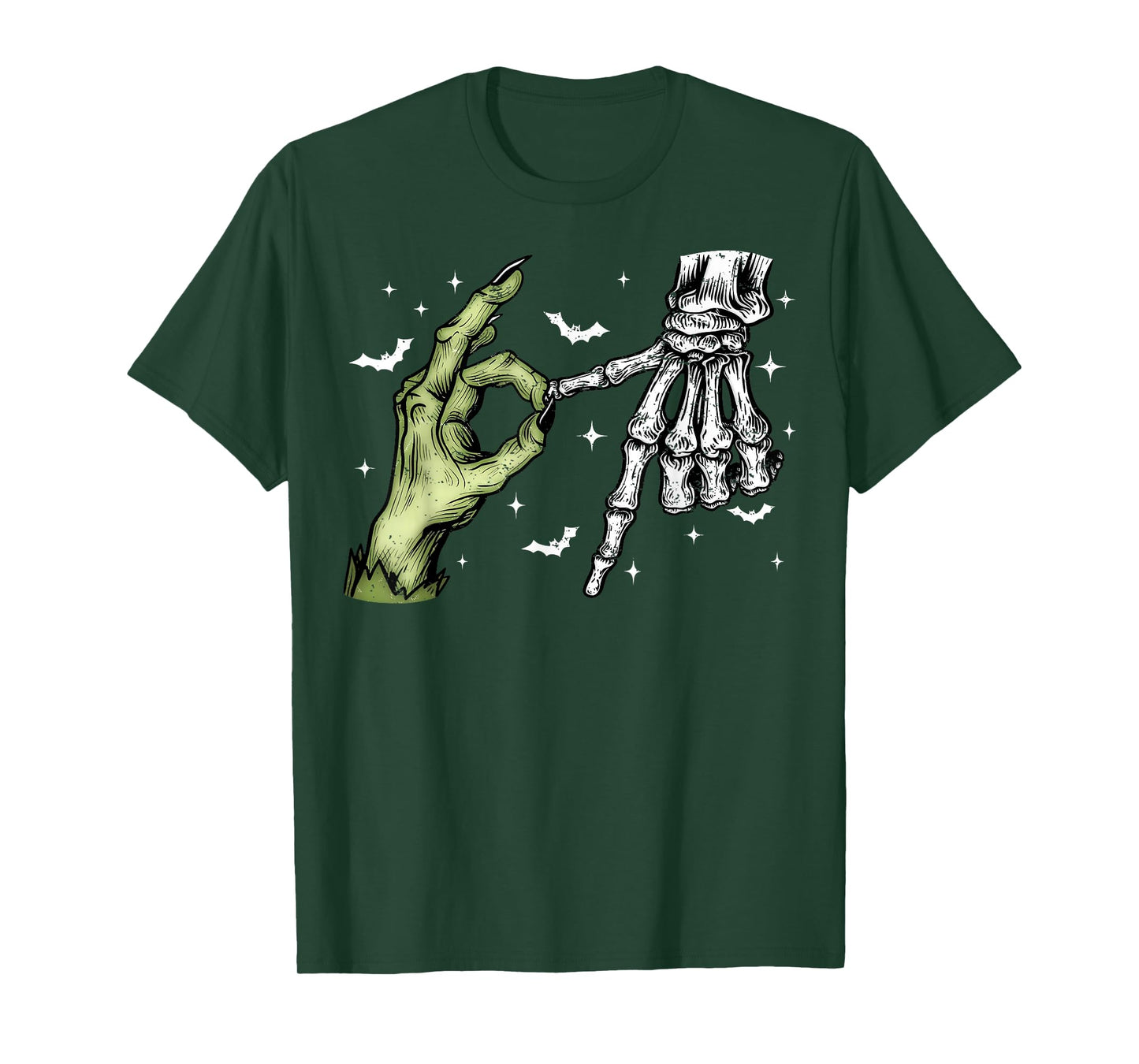 67 Meme Skeleton Zombie Hand 6 7 Halloween Six Seven Funny T-Shirt