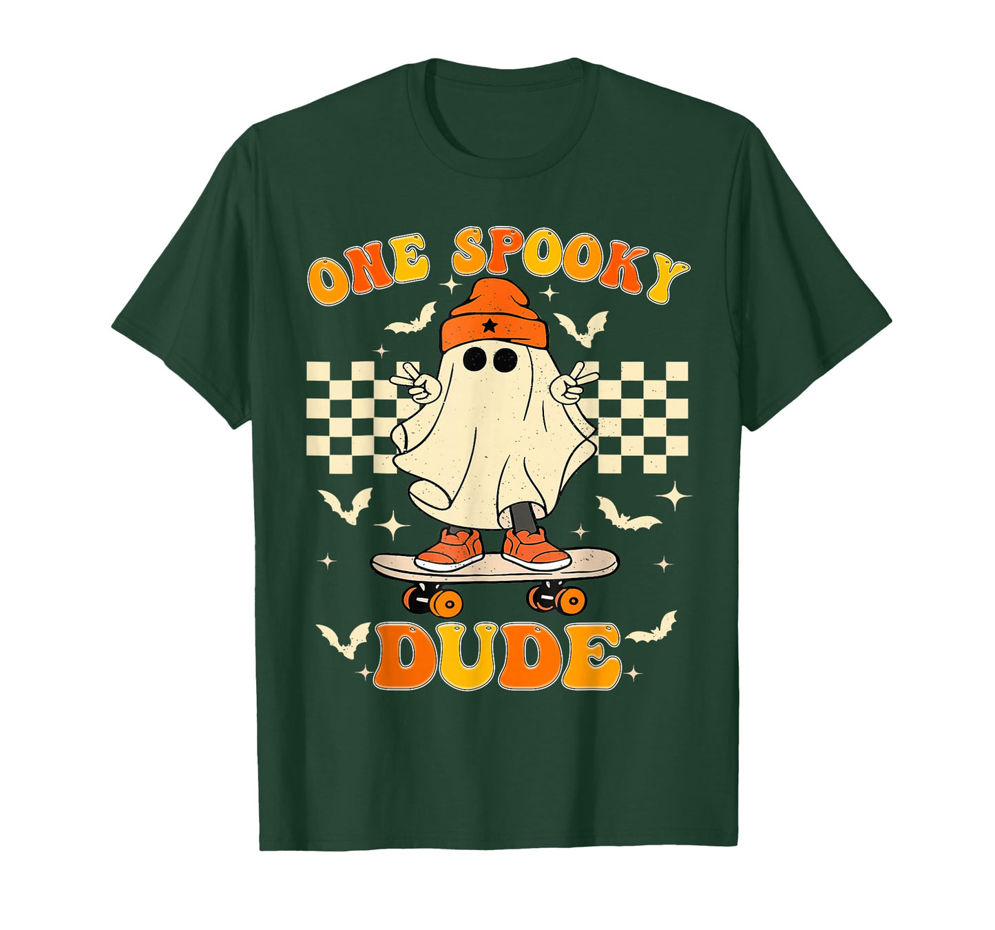 Groovy Boo One Spooky Dude First Halloween Birthday Boy T-Shirt