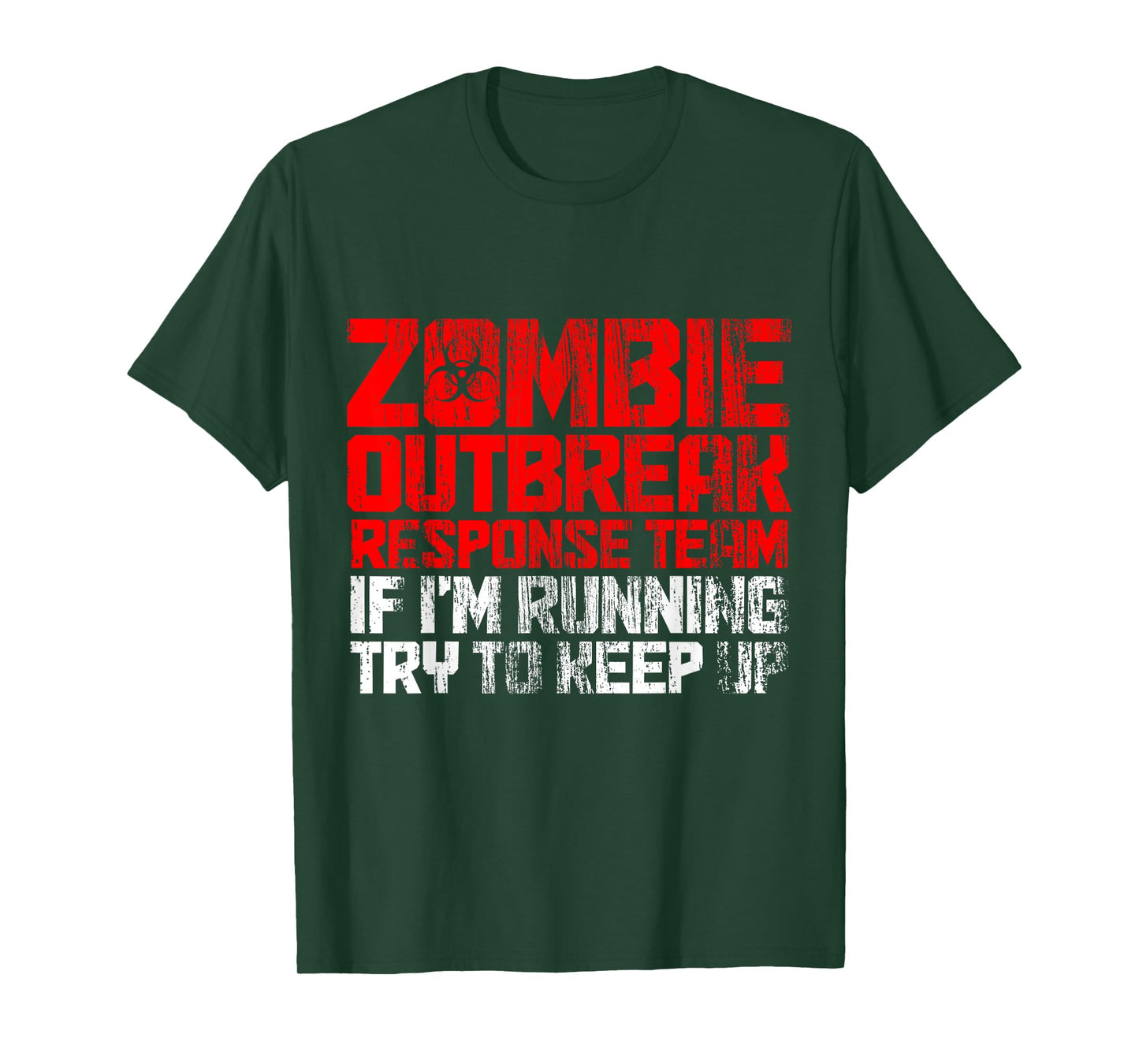 Zombie Hunter Team Funny Halloween Matching Group Costume T-Shirt
