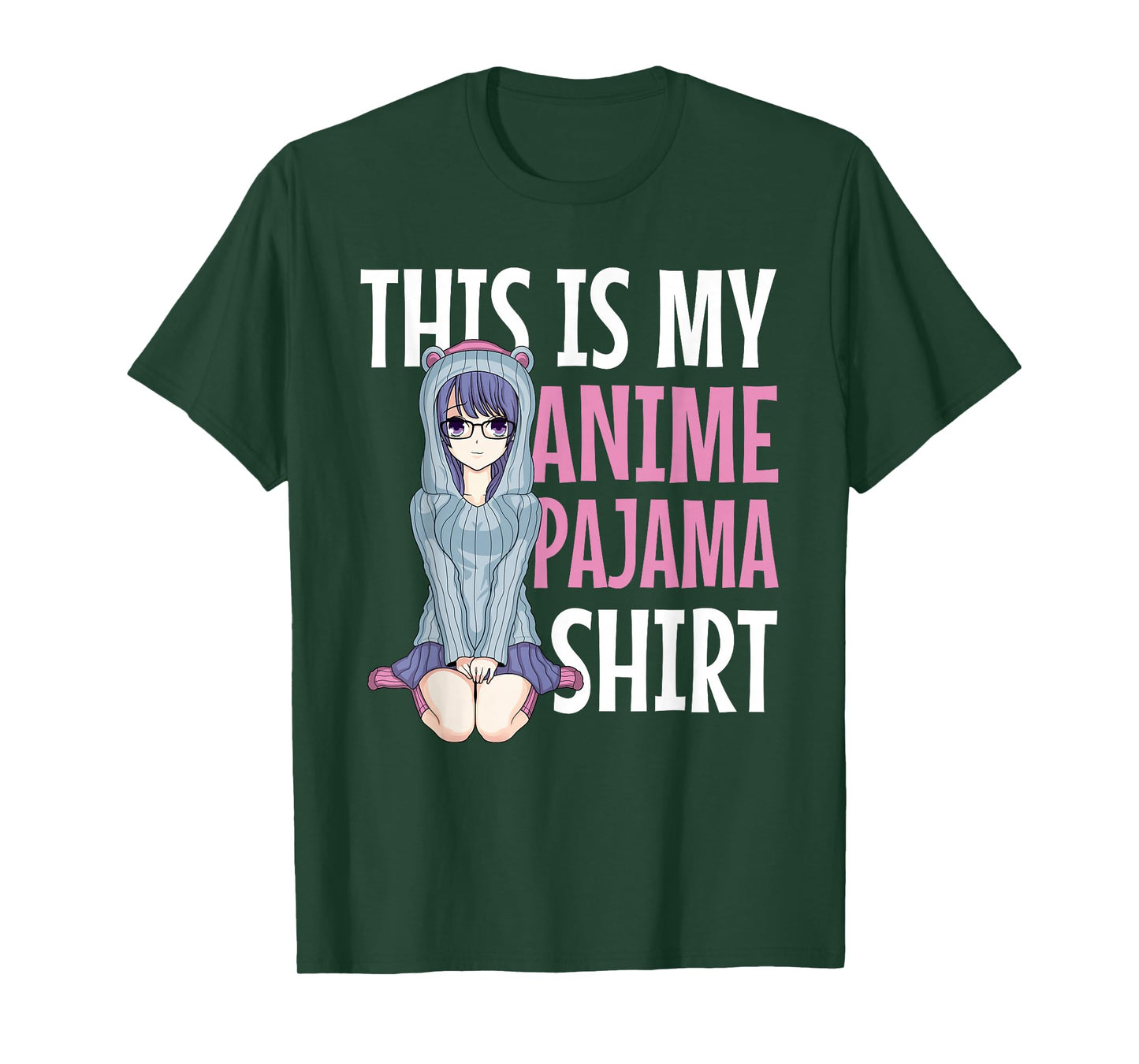 This is My Anime Pajama Shirt - Pajamas for Teen Girls Gift T-Shirt