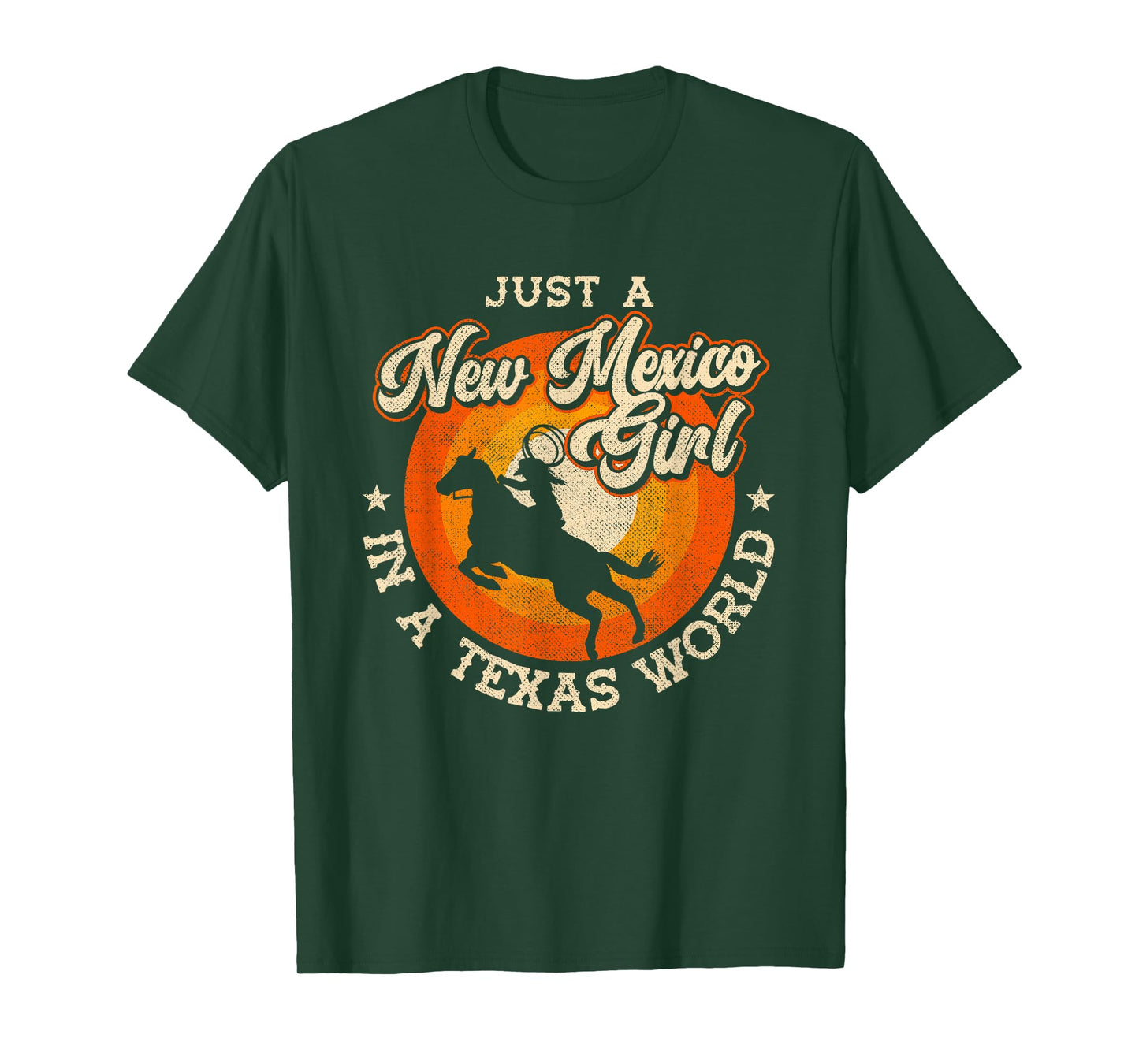 Just A New Mexico Girl In A Texas World Proud New Mexicans T-Shirt
