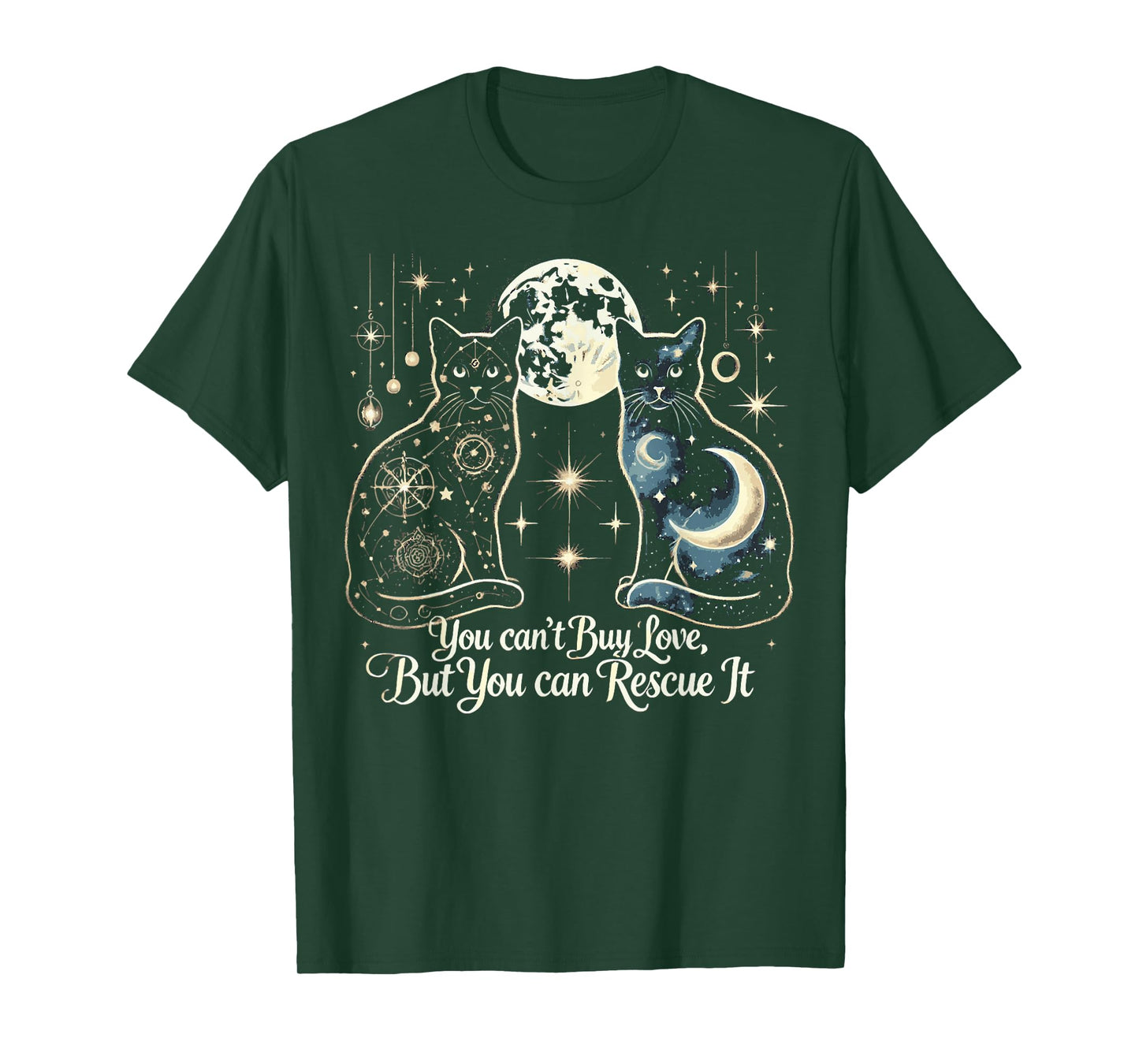 Cat Rescue Sayings for Feral Kitten Animal Rescuer T-Shirt