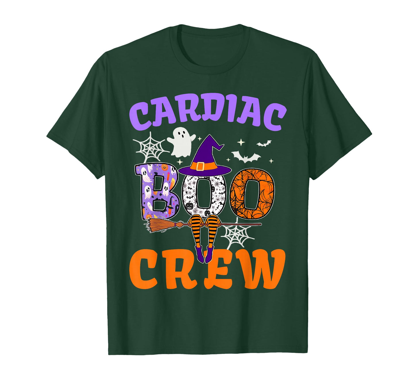 Cardiac Boo Crew Spooky Ghost Halloween Cardiac Costume T-Shirt