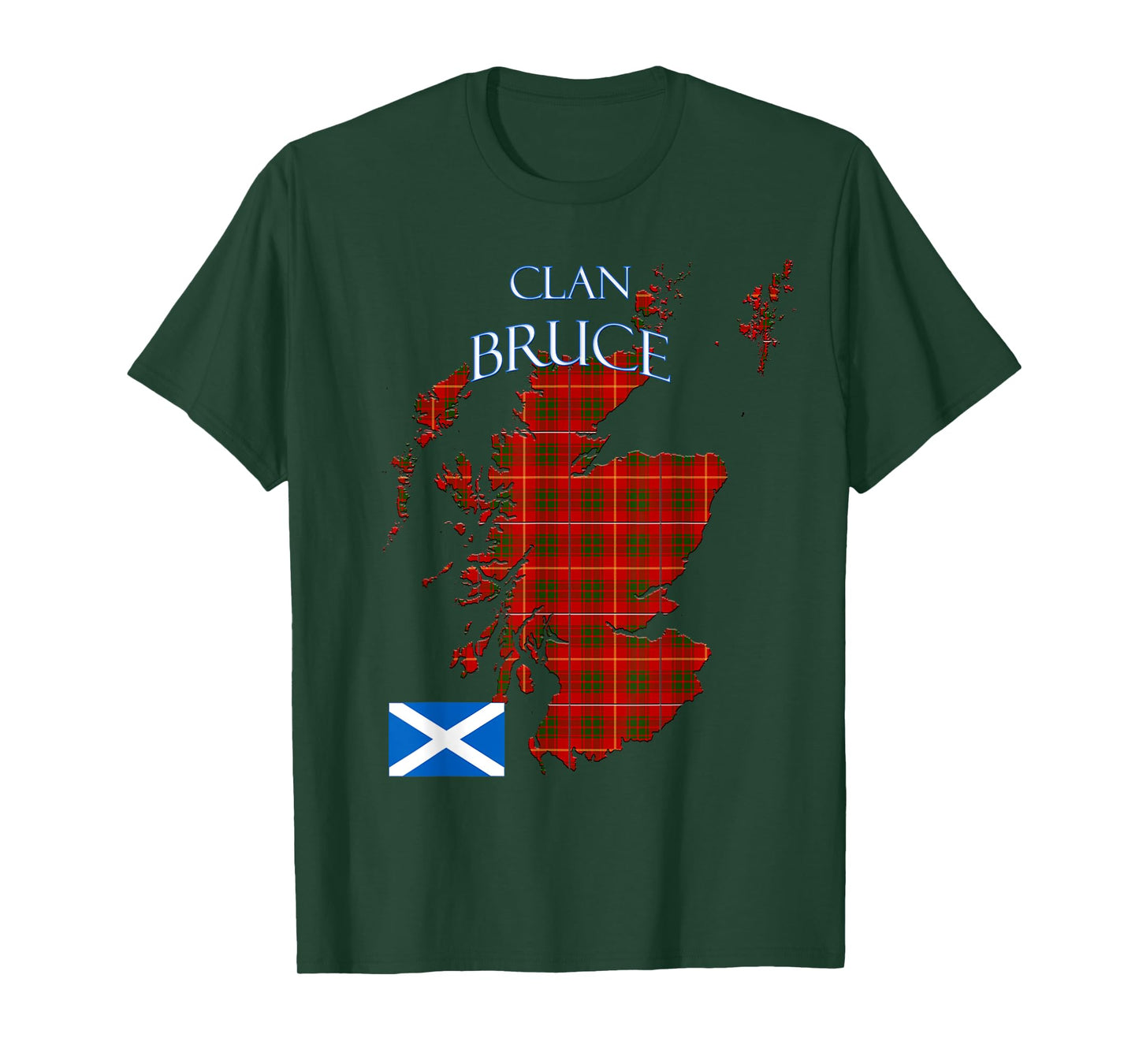 Bruce Scottish Clan Tartan Scotland T-Shirt