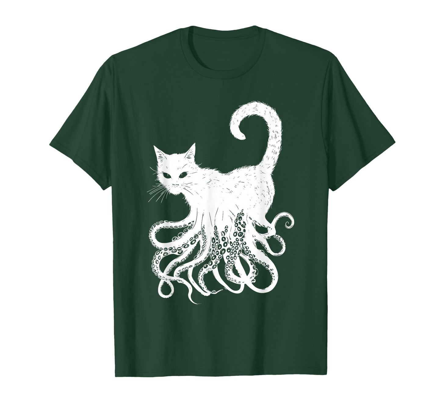 Cthulhu Lovecraft Cat Cosmic Horror Cathulhu T-Shirt