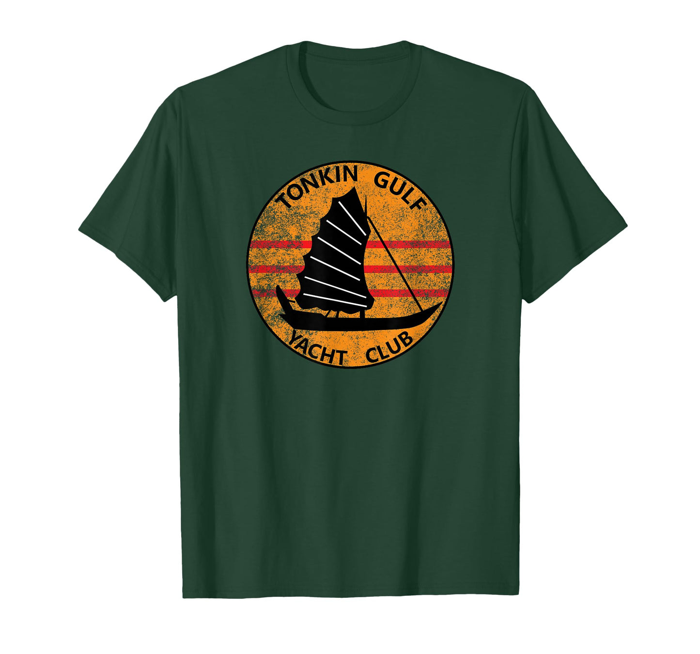 Tonkin Gulf Yacht Club 7th Fleet Vietnam Patch Tonkin Gulf T-Shirt Small