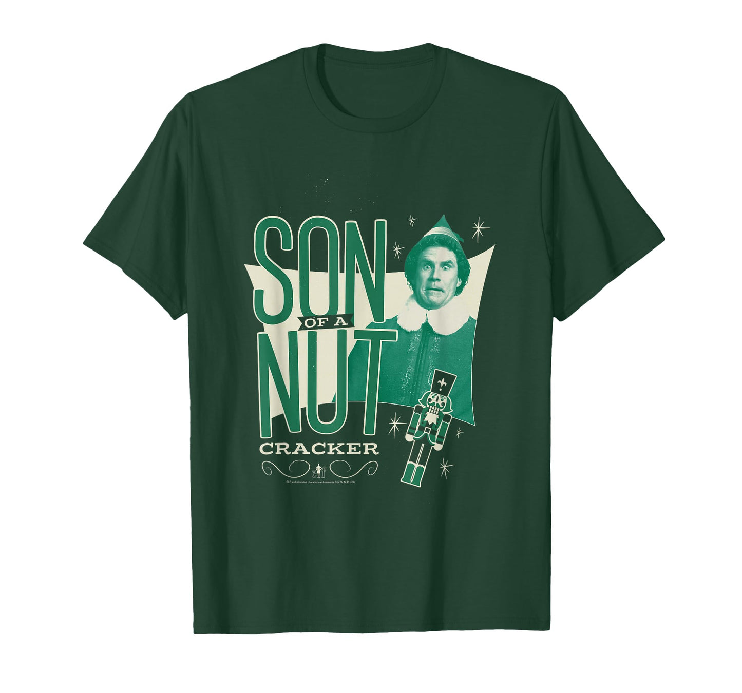 Elf Vintage Buddy Son of a Nutcracker Funny Christmas T-Shirt