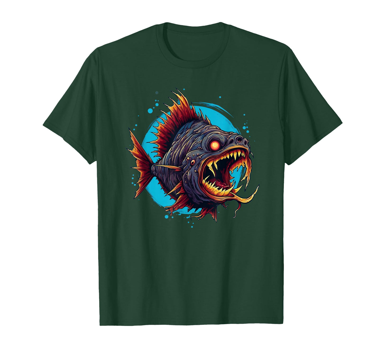Crazy looking Piranha for Monster Fish Lovers T-Shirt