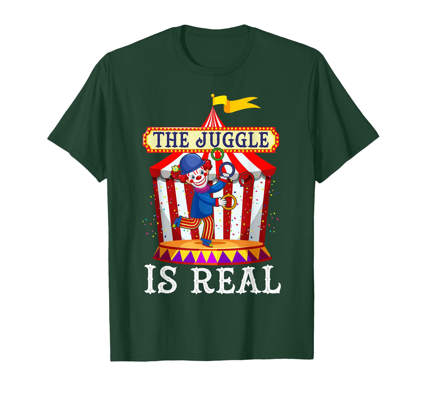 Jugglers Costume Funny Juggling Balls The Juggle Is Real T-Shirt