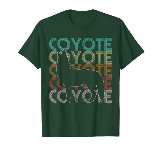 Coyote Retro Vintage T-Shirt