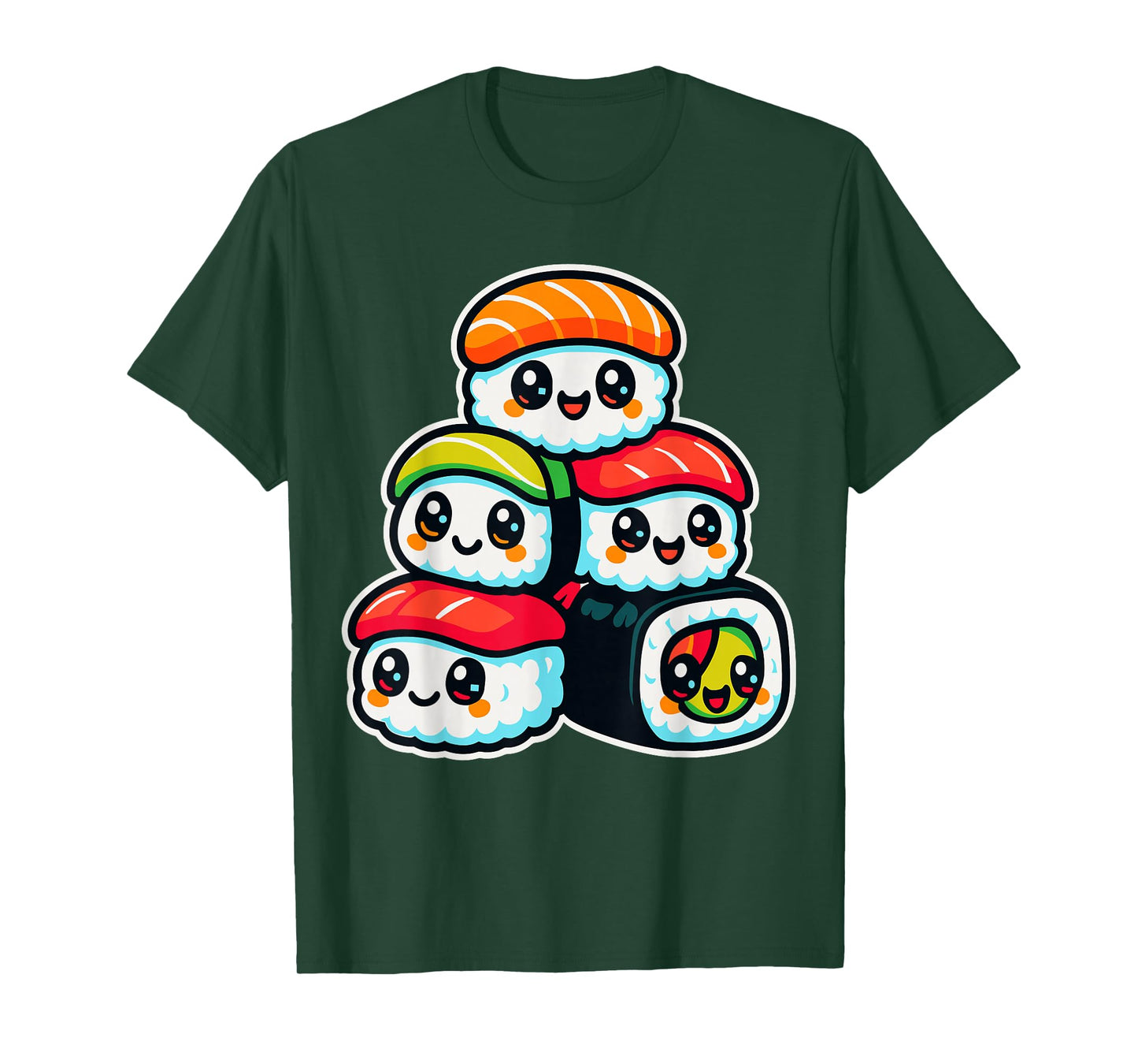 Cute Japanese Kawaii Sushi T-Shirt