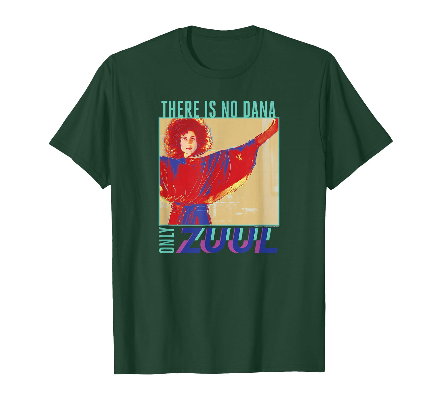 Ghostbusters Pop Art There is No Dana Only Zuul Retro Movie T-Shirt