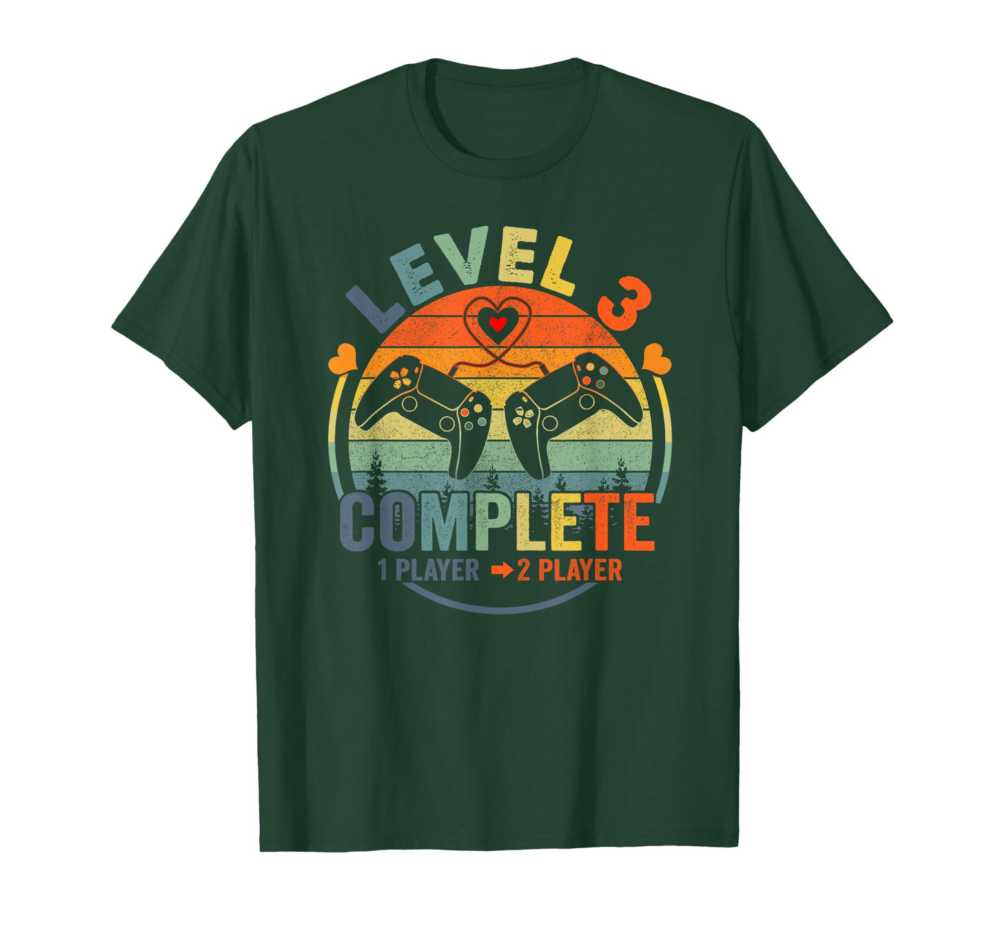 Gamer 3rd Wedding Anniversary Level 3 Complete Anniversary T-Shirt