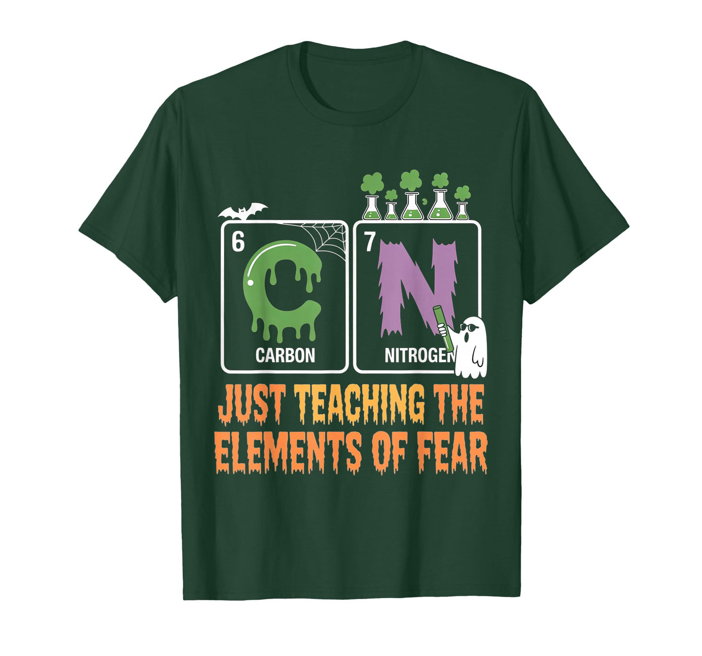 67 Meme Science Chemistry Humor Periodic Table Halloween T-Shirt