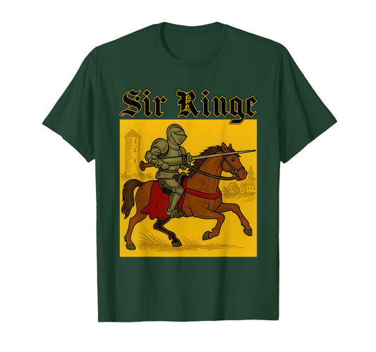 Sir Ringe Knight Vintage Pun T-Shirt