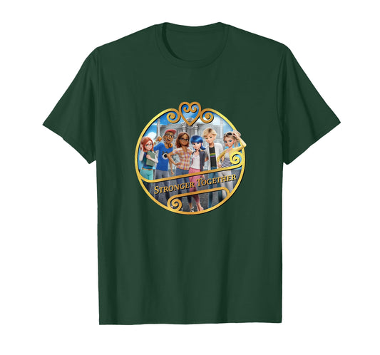 Miraculous Ladybug and Cat Noir The Movie Stronger Together T-Shirt