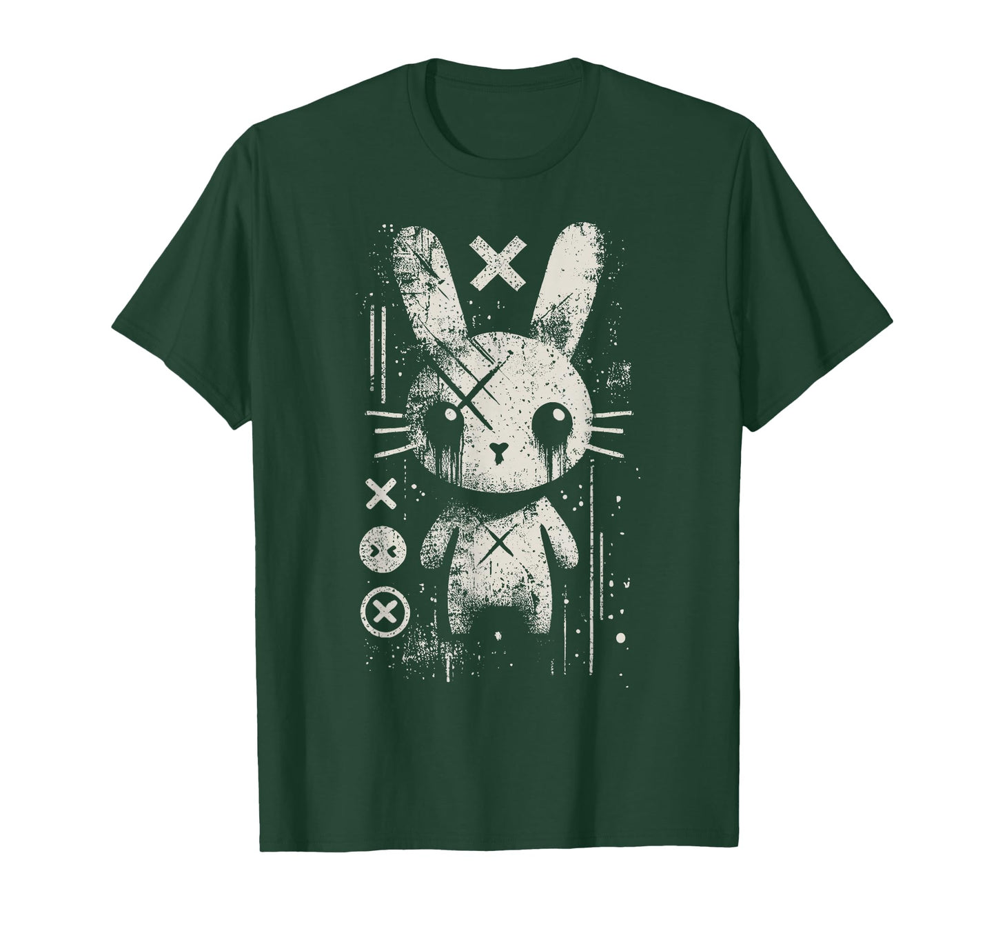 Creepy Cute Goth Bunny Horror Kawaii Rabbit Grunge Aesthetic T-Shirt