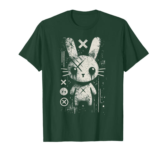 Creepy Cute Goth Bunny Horror Kawaii Rabbit Grunge Aesthetic T-Shirt