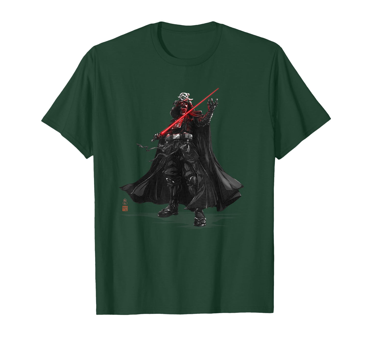 Star Wars: Visions Anime Duel Japanese Samurai Darth Vader T-Shirt