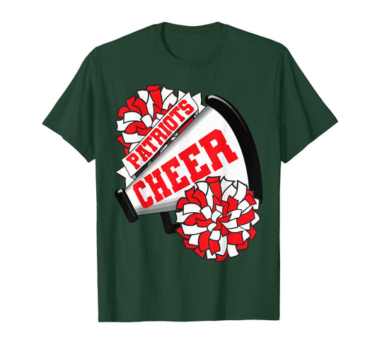 Patriots Cheer Back To School Cheerleading Spirit R T-Shirt