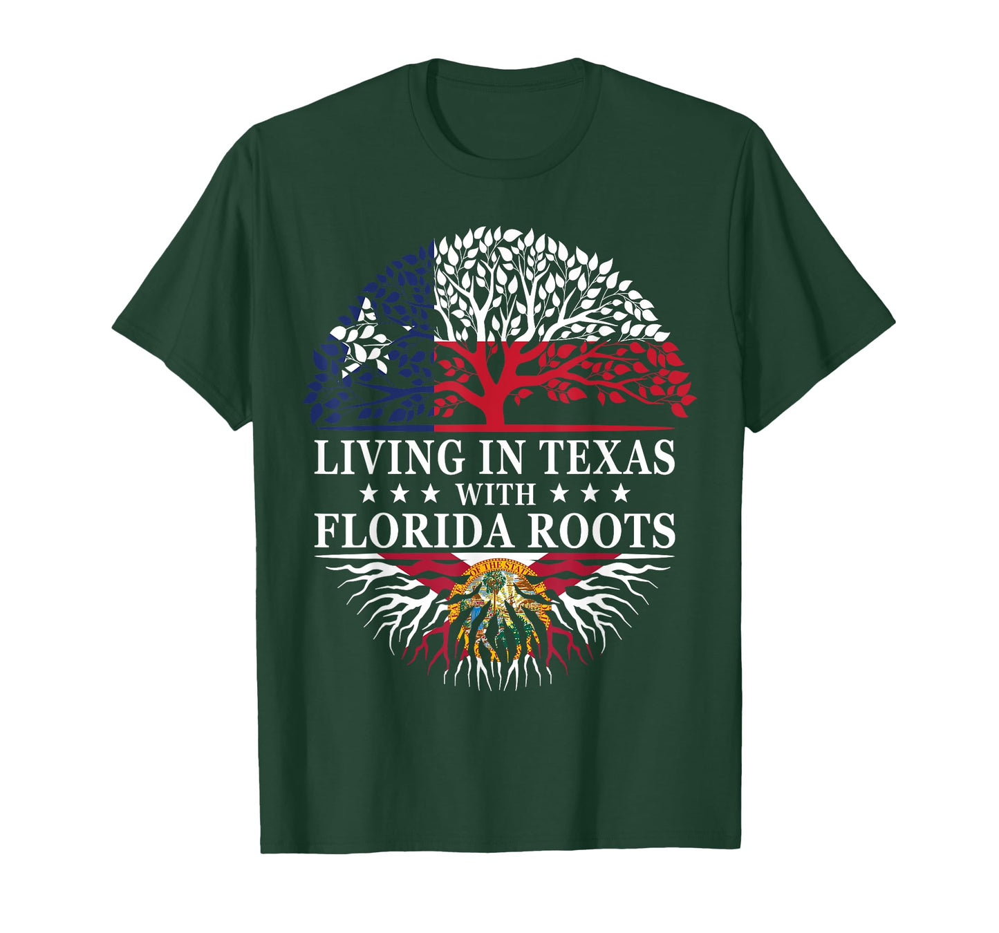 Living in Texas With Florida Roots T-Shirt