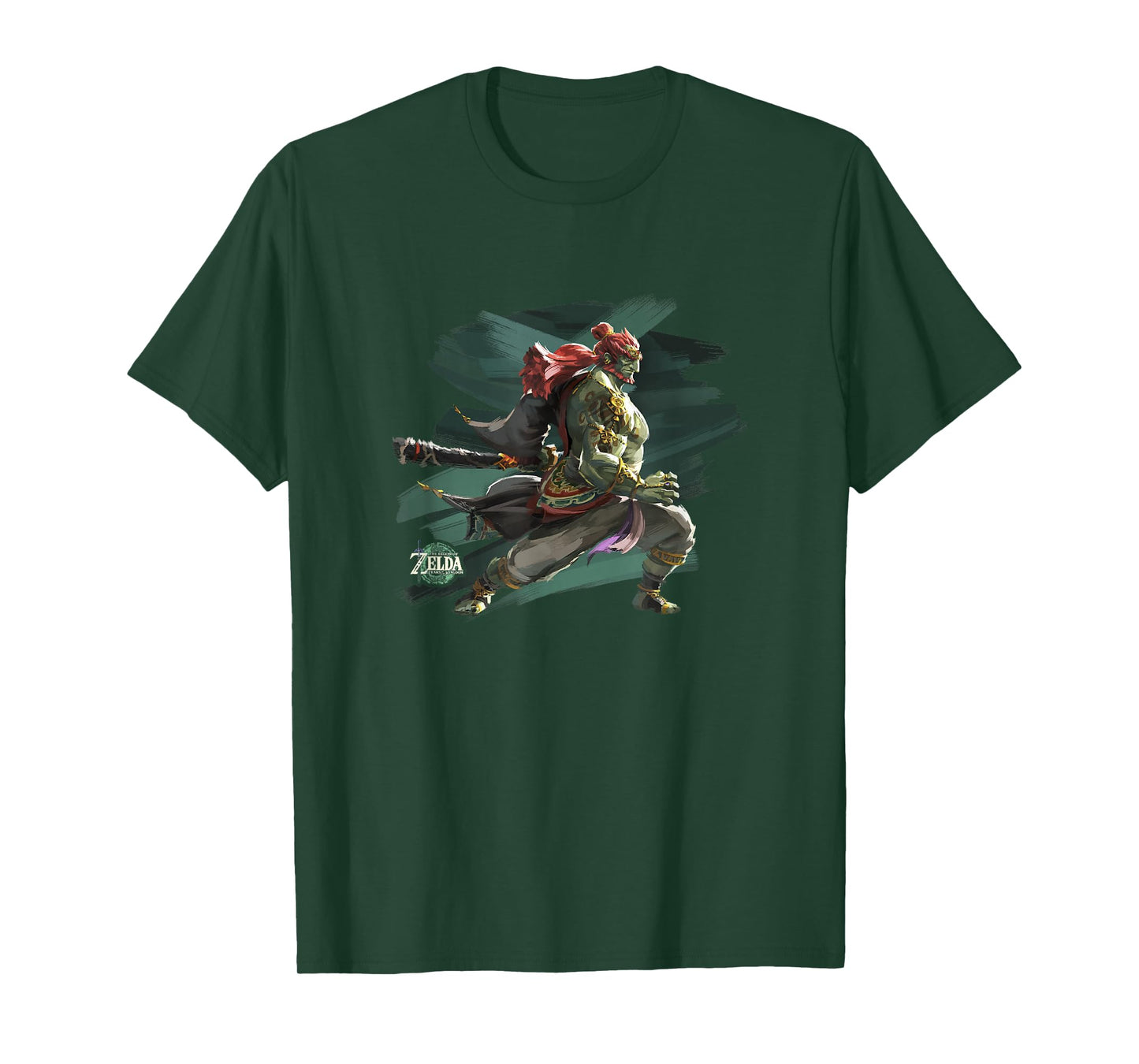 The Legend of Zelda Tears Of The Kingdom Ganondorf Brush Art T-Shirt