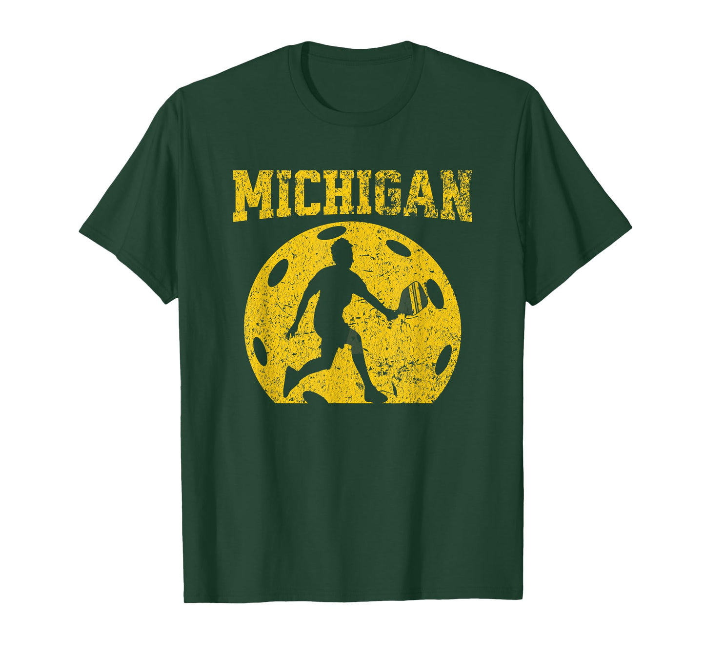 Mens Pickleball Michigan T-Shirt