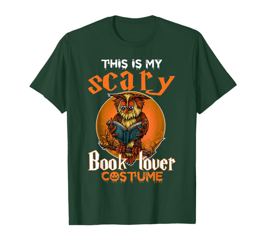 This Is My Scary Book Lover Halloween Costume For Men Women T-Shirt