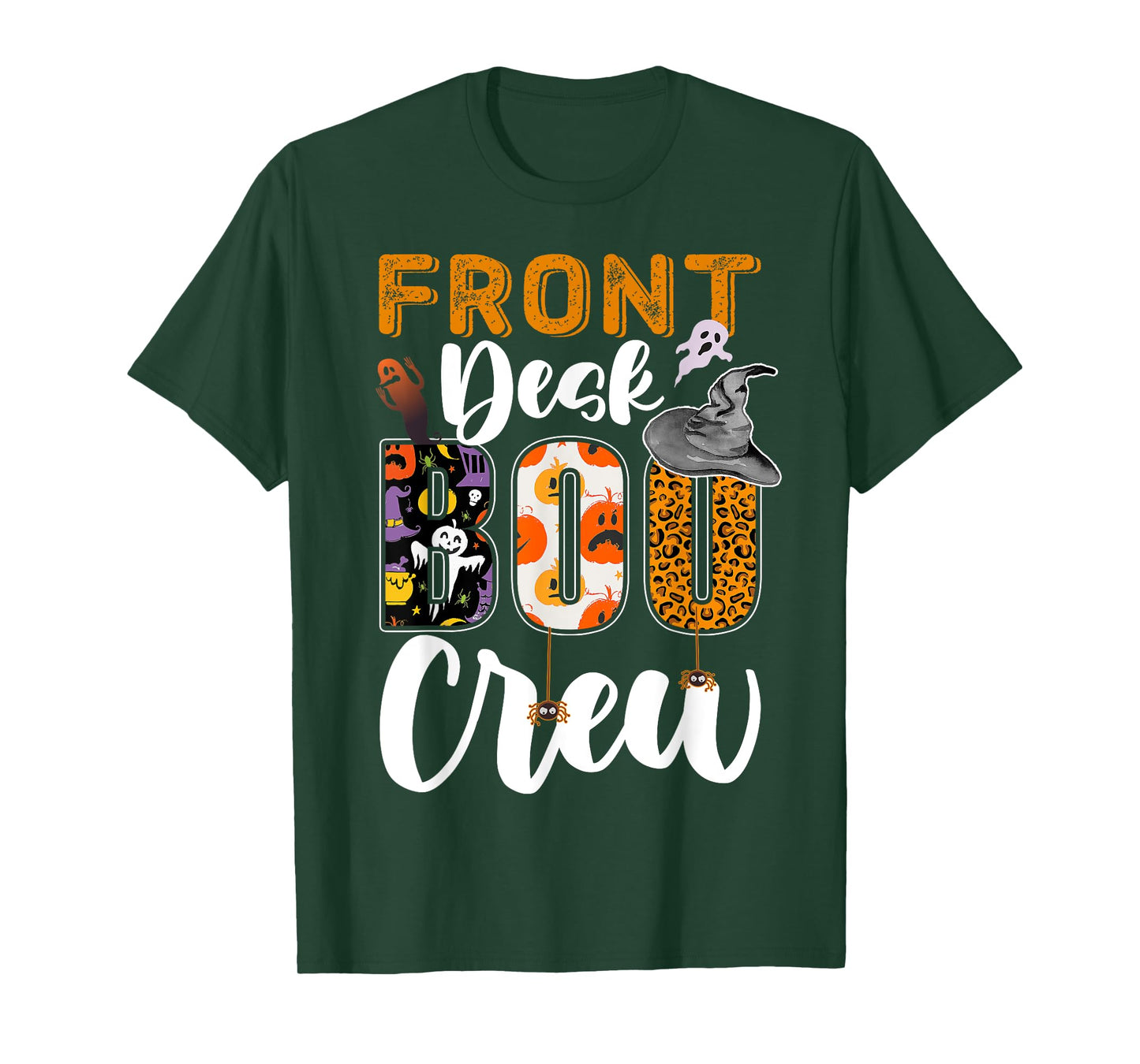 Front Desk Boo Crew Halloween Matching Lobby T-Shirt