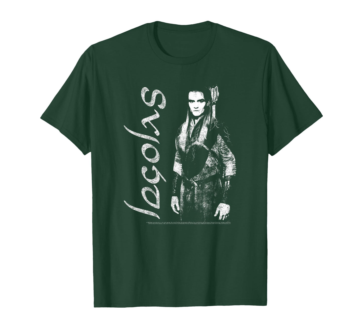 Lord of The Rings Legolas Distressed Poster T-Shirt