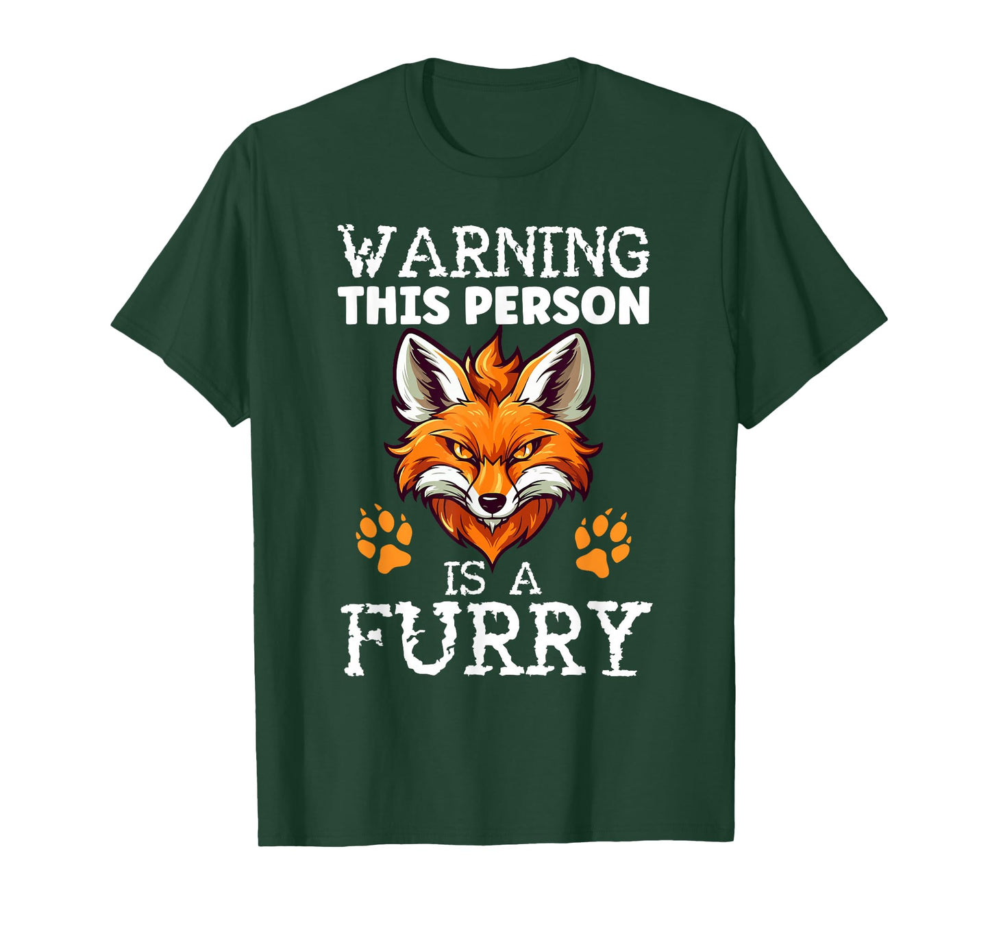 Furry Fandom Fursona Fursuit Wolf This Person Is A Furry T-Shirt