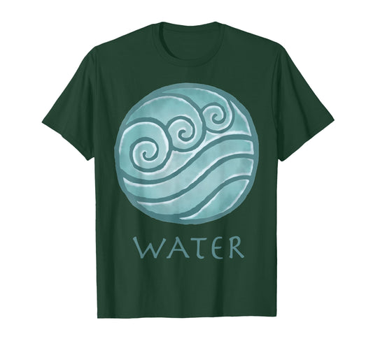 Avatar: The Last Airbender Painted Water Element T-Shirt Small