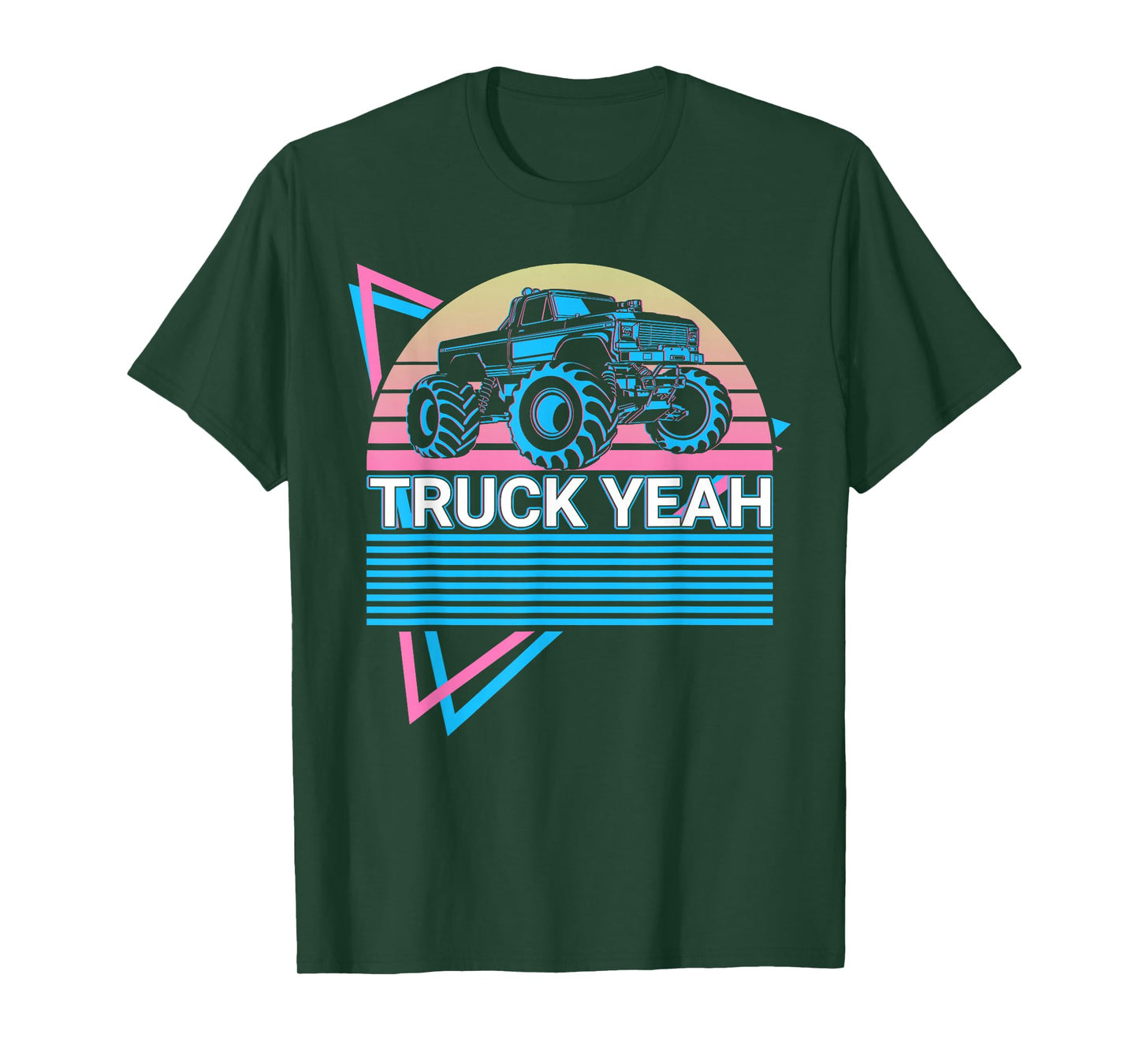 Monster Truck Retro Truck Yeah T-Shirt
