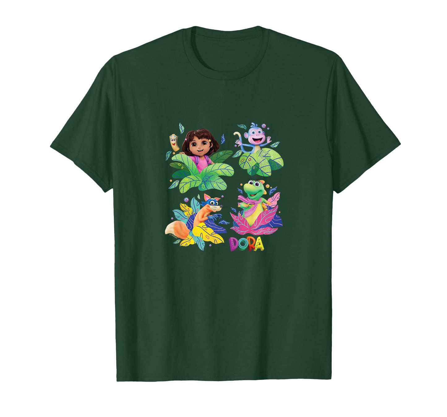 Kids Dora (2024) - Character Grid T-Shirt