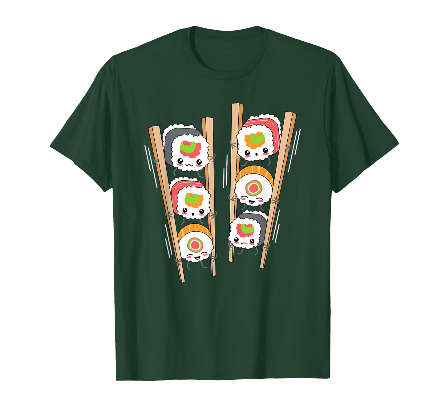 Funny Kawaii Sushi Japanese Sushi Anime Otaku Men Women Kids T-Shirt