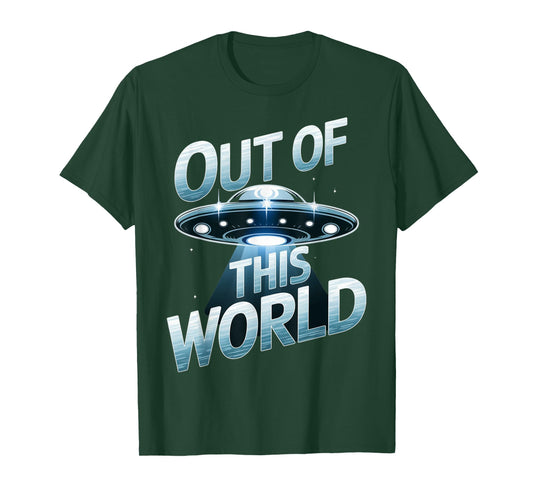 Out of This World UFO Design T-Shirt